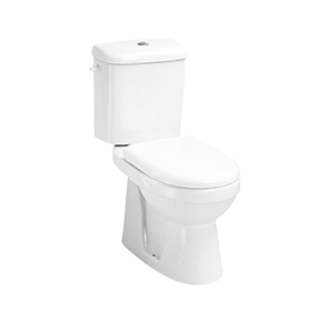 Compact Two-piece Ceramic Toilet with Concealed Trapway,P-trap Washdown Close Coupled Toilet