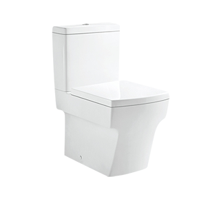 0.8/1.6GPF Flushing Two-piece Toilet with Skirted Trapway,Seat Included