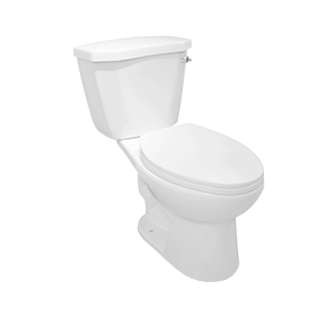 Left Hand Lever Two-piece Toilet with ADA Height