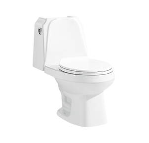 Round Toilet Two-piece Bowl With Right-hand Trip Lever,Seat Cover Included