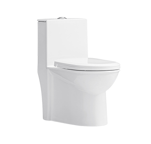 Concealed One-piece Flushing Trapway Toilet,Siphon Super Swirl