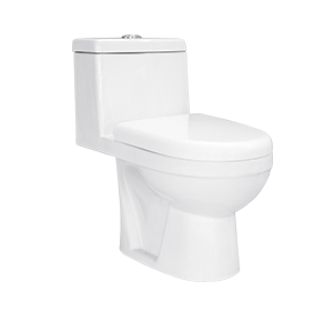 One-piece 1.1/1.6 GPF Dual Flush Toilet,Elongated Wash Down