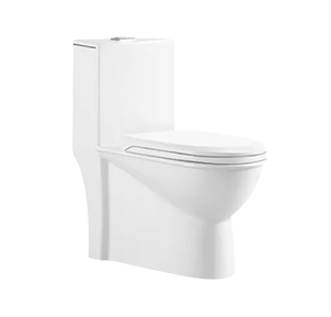 Chair Height Toilet Ceramic One-piece with Dual Flush Button