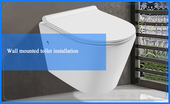 Wall mounted toilet installation