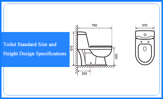 Toilet Standard Size and Height Design Specifications