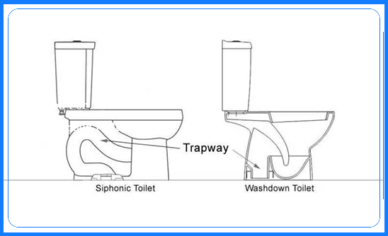 Comparison Of Siphon Toilets And Wash Down toilets